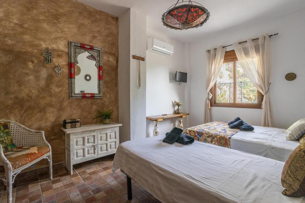 Villa Malaga Con Jacuzzi Piscina Vallada Barbacoa By Andaraholidays Sayalonga Exterior photo
